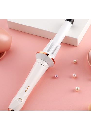 Sones Çift Yönlü Dönen Seramik Sır Kaplamalı Otomatik Bukle Makinesi Saç Bakımı, Fiş: Ab Fişi Beyaz