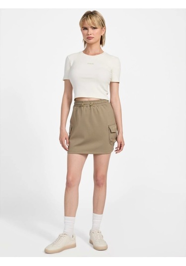 Guess Carla Kadın Krem Aktif Top V5yp08k8rt2-a10f Krem