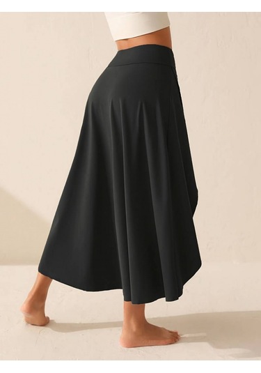 Kadın Cep Detay Taytlı Sandy Etek Siyah