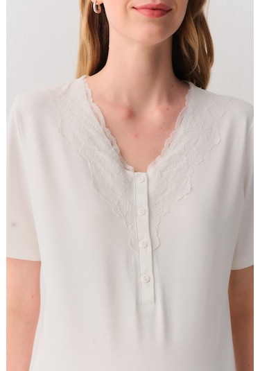 Suwen Pure Hamile Lohusa Gecelik Sh26211613l036 Ekru