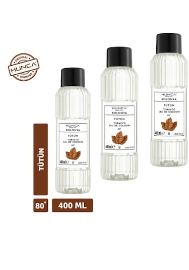 Hunca 80 Derece Tütün Kolonyası 3 x 400 ML