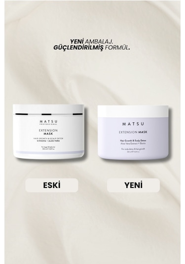 Matsu Extension Saç Derisi Maskesi 350 ml | Arındırma & Kök Desteği