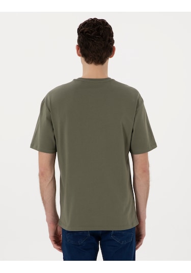Pierre Cardin Erkek Haki Tişört 50310076-vr027 Haki