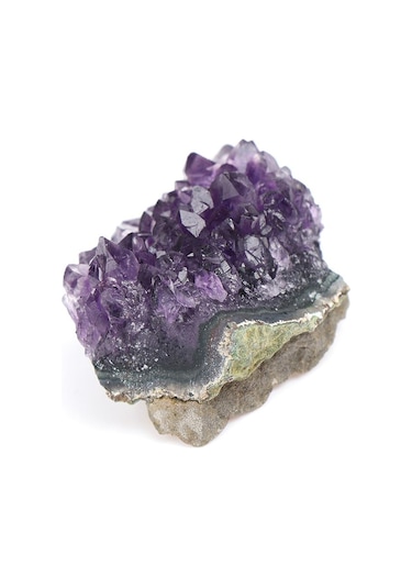 Doğal Ametist Kümesi Kuvars Kristal Mineral Örneği Şifa Taşı Kaba Cevher 20-30g