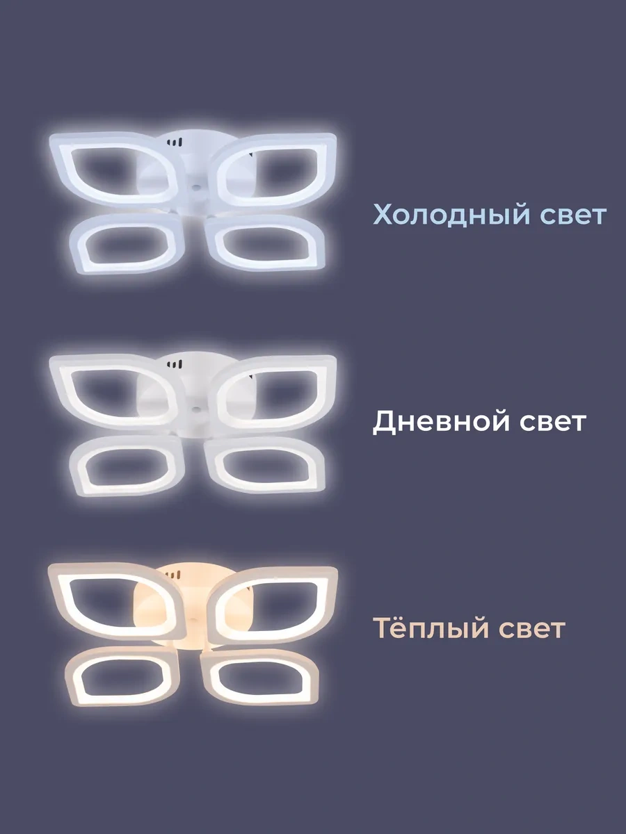 Homsly Led Avize, 78w, Uzaktan Kumandalı, Acl 005 291095080 Beyaz