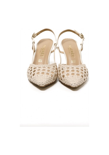 Topuklu/ Stiletto Kadın 3063008 Nacree Trecc Capra Burro Burro Bej