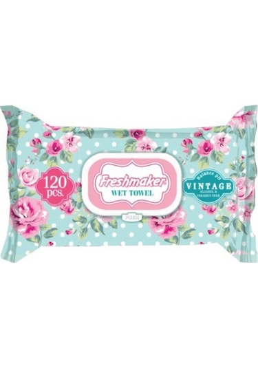 Freshmaker Vintage 120 Yaprak Islak Havlu