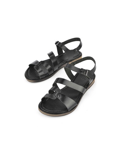 Ziya, Kadın Hakiki Deri Sandalet 1511010z4012 Siyah 1511010z4012 000 Siyah