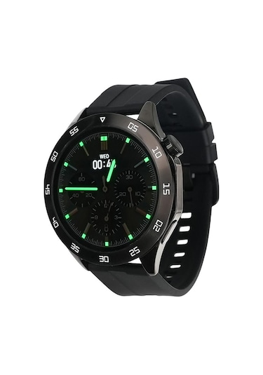 Logia HT04 46 Mm Silikon Kordon Çinko Alaşım Kasa Akıllı Saat (İthalatçı Garantili)