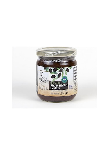 Tardaş Egenin Organik Siyah Zeytin Ezmesi 195 G