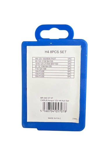 H4 12v Ampul Acıl Set