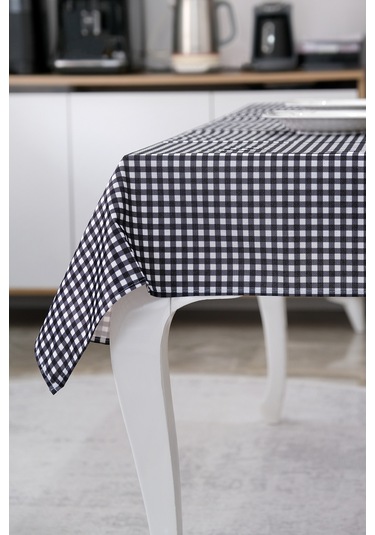 Sufre Sıvı Geçirmez Masa Örtüsü Sofra Bezi Sofra Örtüsü Piknik Örtüsü Siyah