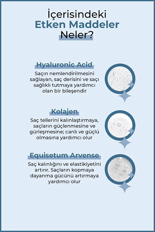 Enzym Cosmetics Saç Bakım Kompleksi Hyaluronik Asit Ve Kolajen Saç Serum 75 Ml