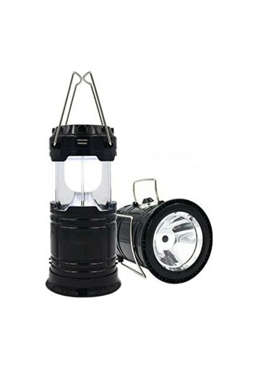 Büro Ev Ofis Kamp Keyfi İçin Solar Güneş Enerji Usb Şarjlı Fanlı Fenerli Işıldak Açık Gri