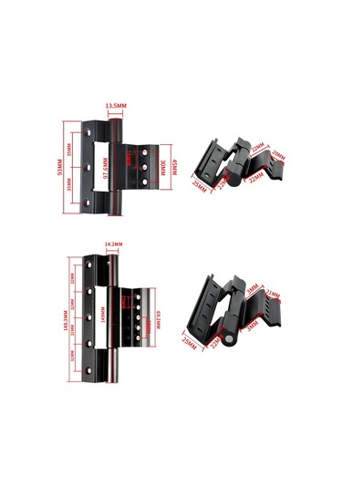 Paslanmaz Dolap Menteşeleri, 180 Derece Kapı Menteşeleri, A Stil 1,