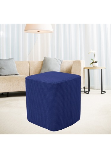 Suntek Magideal Kare Ayaklık Osmanlı Örtüleri Dekoratif Koyu-mavi