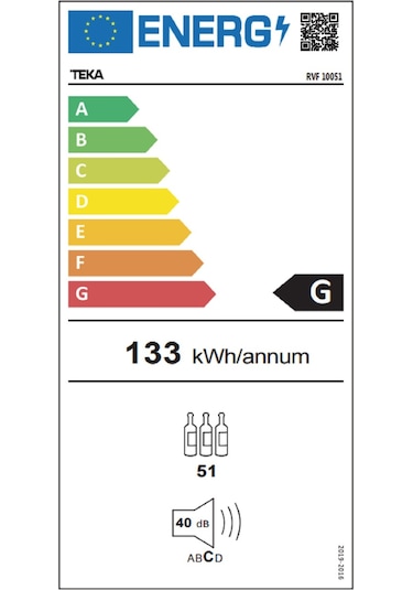 Teka RVF 10051 Ankastre Şarap Soğutucu