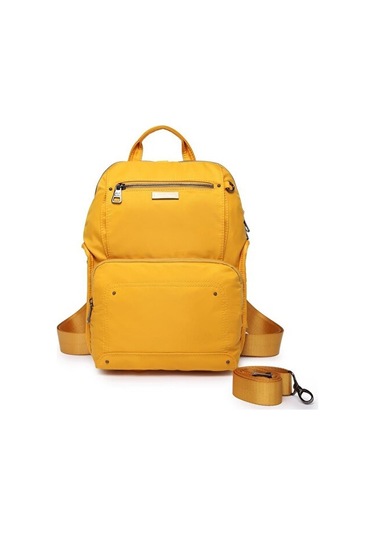 Barcelona Saten Kumaş Kadın Postacı Ve Sırt Çantası Barcelona 2108 Siyah