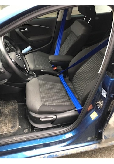 Mavi Spor Emniyet Kemeri 1 Koltuk 4 Metre