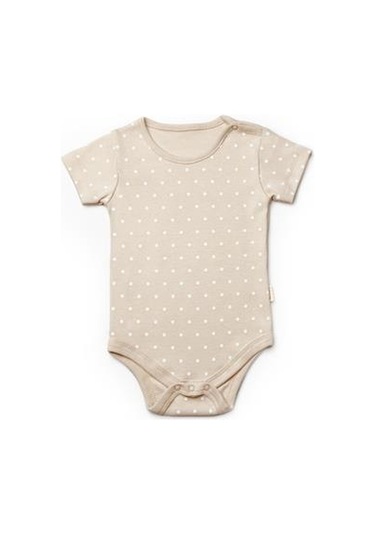 Bebek 3'lü Kısa Kol Body, %100 Organik Pamuk, Bebek Ve Yenidoğan Serisi -csy8121 Ekru