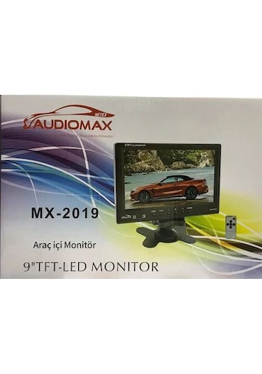 9" Audiomax Kamyon Otobüs Geri Park Kamera Sistemi 9" 10 M