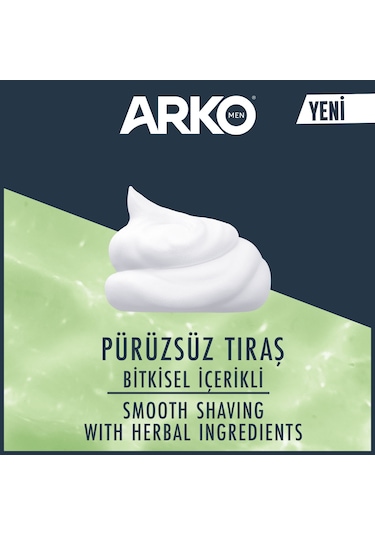 Arko Men Tıraş Köpüğü ırritation & Black 4x200 Ml