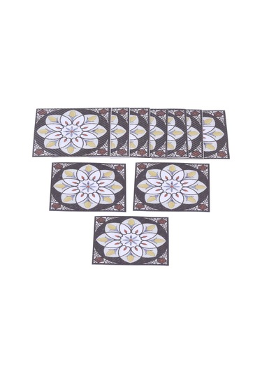 Hangfox 20 Adet Pvc Su Geçirmez Zemin Köşe Sticker - Dayanıklı Otomatik Yapışkan Salon Koruyucu Dekoratif Diagonal Yapişkan 8x8cm Diğer