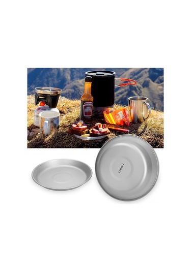 Padalink Hafif Ve Dayanıklı Titan Kamp Tabakları - Ev Ve Piknik İçin Pratik Çözüm Çok Renkli