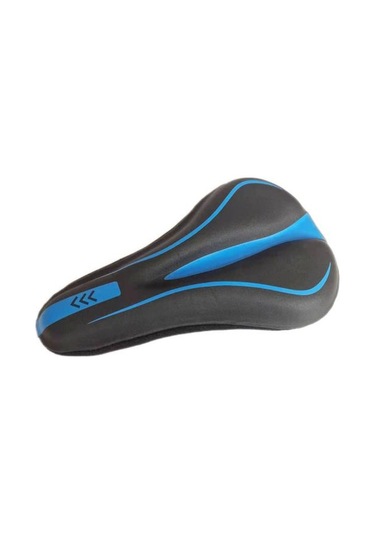 Bisiklet Koltuğu Kapağı Tam Sarma Tasarım Ekstra Yumuşak Su Geçirmez Çizilmez Evrensel Bisiklet Koltuğu Minderi Yastıklı Bisiklet Koltuğu Kapağı Mavi