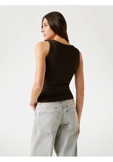 Guess Raissa Kadın Kahverengi Top W5yp00kcxj2-g1t7 Kahverengi