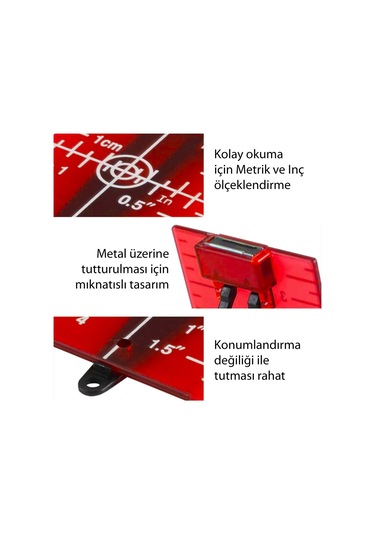 Rox 0273 Lazer İçin Görünürlük Arttırıcı Hedef Kartı Plakası