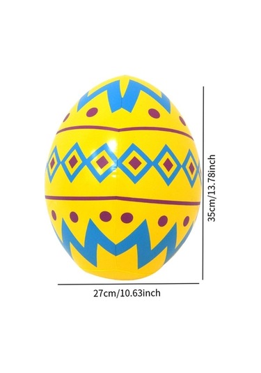 Pazly Yumurtası Suntek Şişme Sarı Paskalya Ev Dekoru Dekorasyon Vs