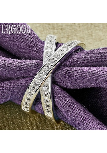 925 Ayar Gümüş Aaa Zirkon Yüzük Güzel Hediye Takı