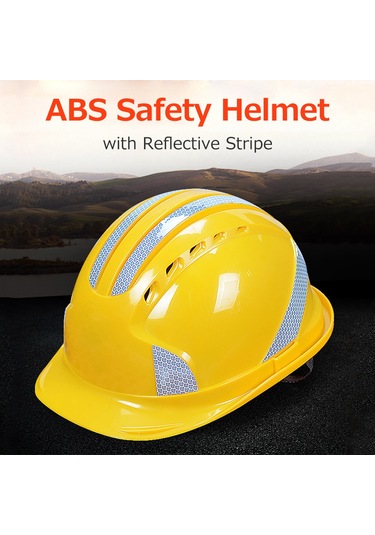 Singree Abs Emniyet Kaskı - Konforlu, Havalandırmalı, Çoklu Darbe Emici, Şok Dirençli, Reflektif Kırmızı 112 Karakter