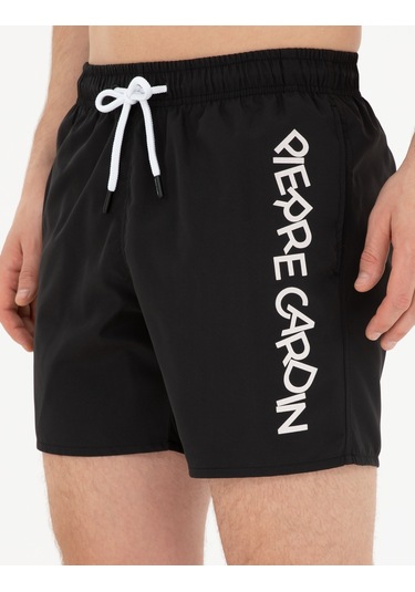 Pierre Cardin Erkek Siyah Deniz Şortu 50289011-vr046 Siyah