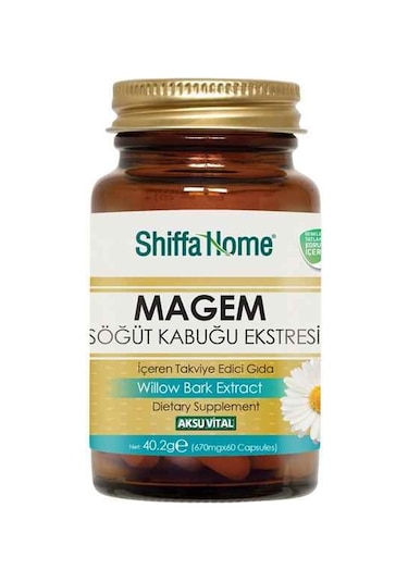 Shiffa Home Magem Söğüt Kabuğu Ekstresi  Kapsül
