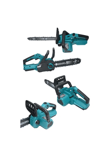 Dj12 Mavi Şarjlı Ağaç Odun Kesme Makinası Zincirli Testere 21v 4 Amper Kömürsüz