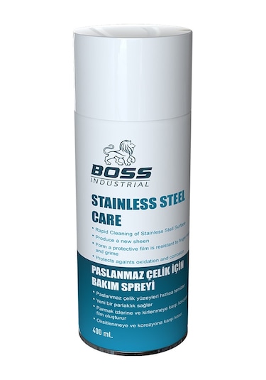 Boss Paslanmaz Çelik Bakım Spreyi Inox 400 ML