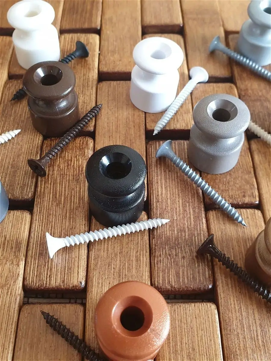 T-retro Retro Kablo Döşemesi Montajı İçin İzolasyon Aparatı, Fildişi Rengi 100 13753567