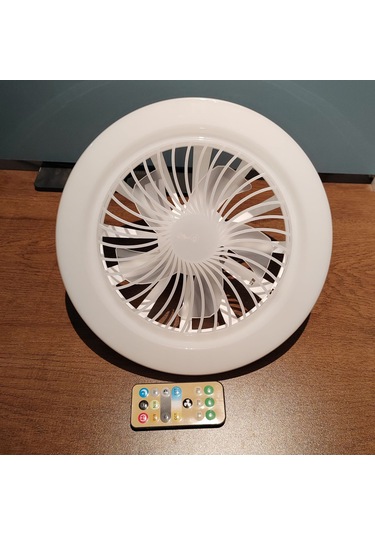 Jzcat L6364-2 E27 Led Işıklı Sessiz Tavan Vantilatörü