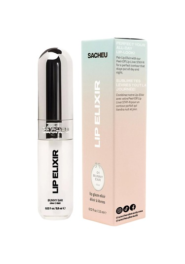 Sacheu Lip Elixir 3 Ü 1 Arada Renkli Dudak Parlatıcı 01 Bunny Ear 3.5ml 01 Bunny Ear