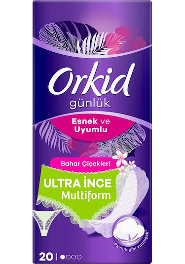 Orkid Günlük Ultra İnce Multiform 20'li 8 Paket