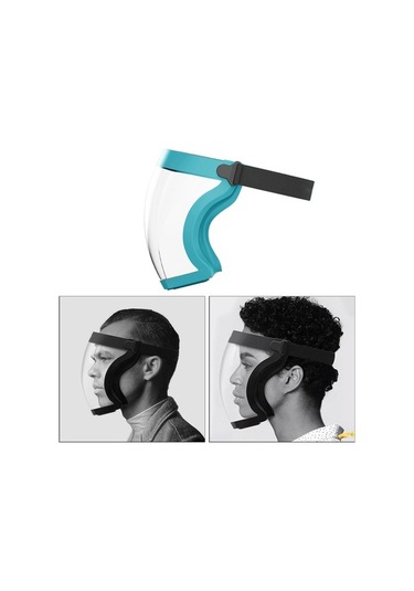 Trendooze Yüz Yeşil Tam Koruyucu Kenar Kapak Kalkanı Güvenlik Ui