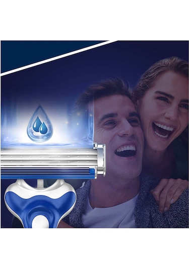 Gillette Blue3 Comfort Kullan-At Tıraş Bıçağı 8'li