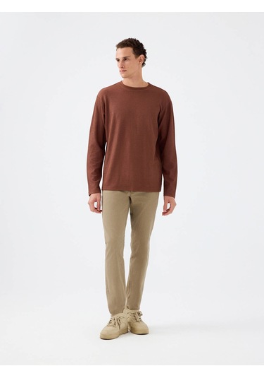 Loft Kahverengi Erkek Sweatshirt Lf2037183 Kahverengi
