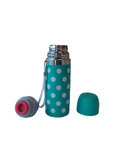 Sema Baby Puantiyeli Bebek Termosu 350 ML - Mavi