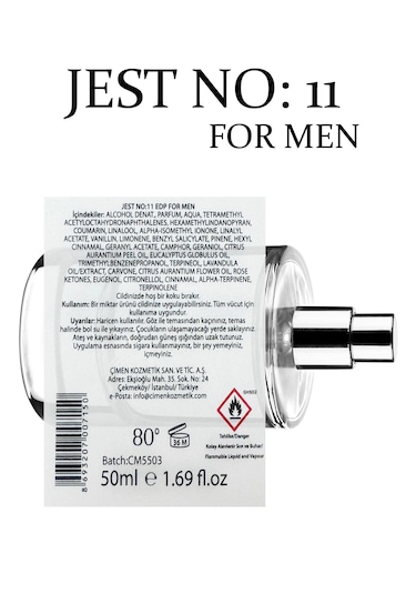 Jest No:11 Edp For Men