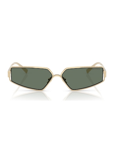 Tiffany Co. Tf 3113kb 62243h 60 Kadın Geometrik Gold Metal Güneş Gözlüğü Altın