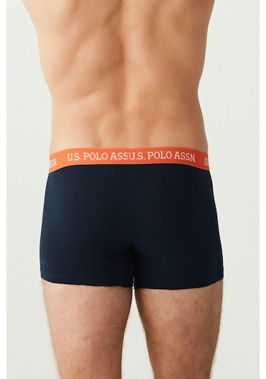 U.S. Polo Assn. Erkek Siyah 3 Lü Boxer 80253