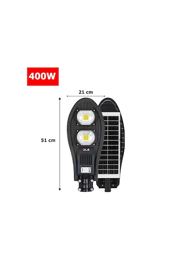 664-st400 Solar 400 Dls Güneş Enerjili Bahçe Çevre Lambası